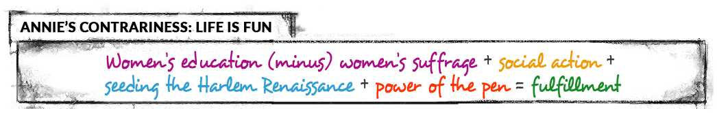 nature + human nature + education for women + social justice + writer + persistence = woman ahead of her time!