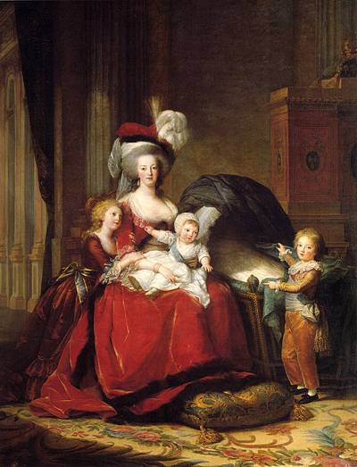 Marie Antoinette and her children